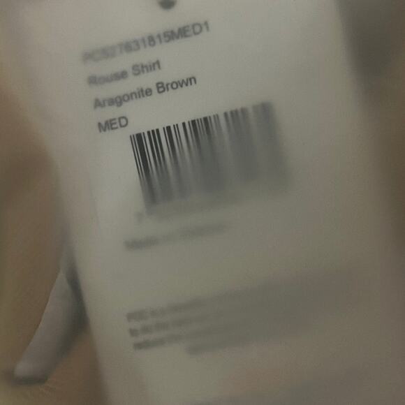 POC Men's Rouse Long Sleeve Snap Front Biking Shirt Aragonite Brown NWT - Size M - Picture 4 of 4